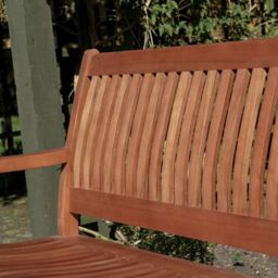 Rowlinsons Willington 1.5m Bench - L150 x W72 x H87 cm in Brown - thumbnail 4
