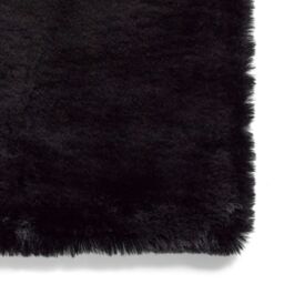 The Rug Shop UK Modern Shaggy Anti-Shed Easy To Clean Area Rug in Black - Size: 150 cm x 230 cm - thumbnail 5