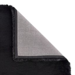 The Rug Shop UK Modern Shaggy Anti-Shed Easy To Clean Area Rug in Black - Size: 150 cm x 230 cm - thumbnail 8