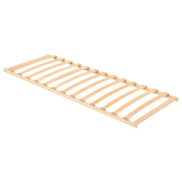 Berkfield Home Slatted Bed Base with 13 Slats 70x190 cm in Beige - image 1