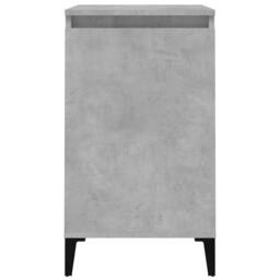 Berkfield Home Bedside Cabinets 2 pcs Concrete Grey 40x35x70 cm Engineered Wood - Size: 40 x 35 x 70 cm - thumbnail 7