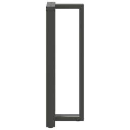 Berkfield Home Modern Bar Table Legs T-Shaped¬†2 pcs Anthracite 50x35x(110-111) in Dark Grey - thumbnail 5