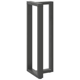 Berkfield Home Modern Bar Table Legs T-Shaped¬†2 pcs Anthracite 50x35x(110-111) in Dark Grey - thumbnail 4