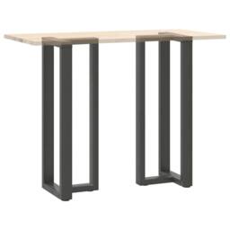 Berkfield Home Modern Bar Table Legs T-Shaped¬†2 pcs Anthracite 50x35x(110-111) in Dark Grey - thumbnail 8