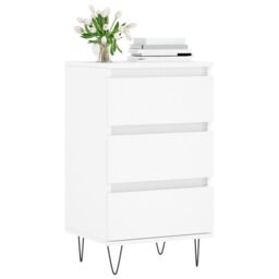 Berkfield Home Sideboard White 40x35x70 cm Engineered Wood - Size: 40 x 35 x 70 cm - thumbnail 3