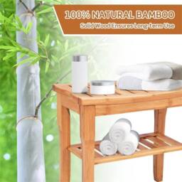 FORGEVIO Shower Bench Seat Waterproof Shower Spa Chair Seat Bench - thumbnail 4