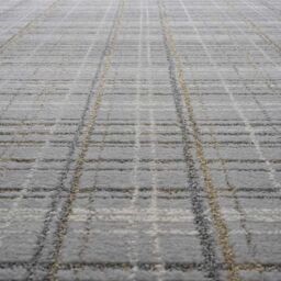 The Rug Shop UK Grey Modern Cheque Easy To Clean Jute Backing Area Rug - Size: 160 cm x 230 cm - thumbnail 2
