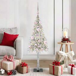 Berkfield Home Christmas Tree with 150 LEDs White 120 cm PE & Steel