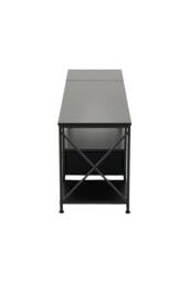 Living and Home TV Stand with Fabric Drawers in Black - thumbnail 5
