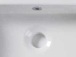 Vente-unique Wall-Hung Bathroom Unit With Square Basin - Natural & Anthracite in Light Oak - thumbnail 7