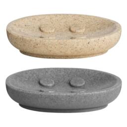 Orsina Canyon Stone Effect Soap Dish in Natural - thumbnail 5