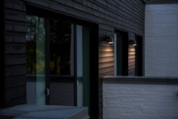 Nordlux Modern Outdoor Wall Light Black Aluminium GU10 Weatherproof - Mains Powered, IP44 - thumbnail 2