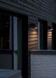 Nordlux Modern Outdoor Wall Light Black Aluminium GU10 Weatherproof - Mains Powered, IP44 - thumbnail 3