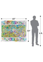 Hasbro The Game of Life Board Silky Touch Super Soft Throw Blanket 152x127cm in White - Size: 152x127 cm - thumbnail 5