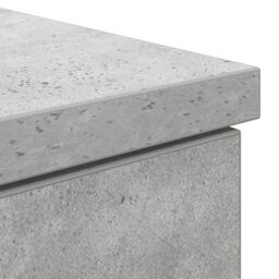 Berkfield Home Desk Concrete Grey 140x49x76 cm Engineered Wood - Size: 140 x 49 x 76 cm - thumbnail 9