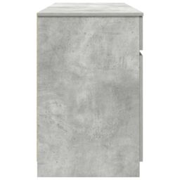 Berkfield Home Desk Concrete Grey 140x49x76 cm Engineered Wood - Size: 140 x 49 x 76 cm - thumbnail 8