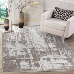 Desire Rugs Serenity Modern Abstract Abrasion Area Rug - Contemporary Style for Living Room, Bedroom or Hallway in Stone - Size: 200 cm x 290 cm - thumbnail 6