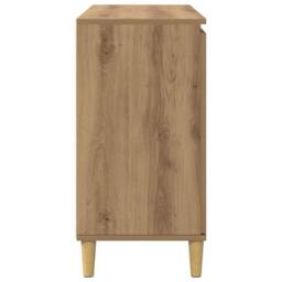 Berkfield Home Sideboard Artisan Oak 102x35x70 cm Engineered Wood in Brown - Size: 102 x 35 x 70 cm - thumbnail 6