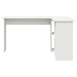 Berkfield Home White White Computer Desk White Engineered wood Medium Computer Desk - thumbnail 5