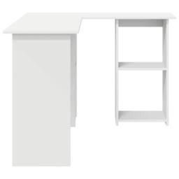 Berkfield Home White White Computer Desk White Engineered wood Medium Computer Desk - thumbnail 6