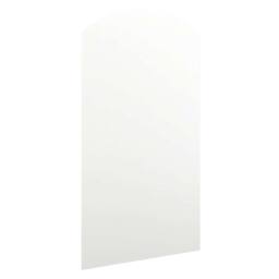 Berkfield Home Mirror with LED Lights 90x45 cm Glass Arch in Silver - thumbnail 4