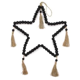 KDMD Large Bead Star Mobil 58x38cm in Black - Size: 58x38 cm - thumbnail 1