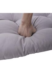 H&O Direct 130cm W x 50cm D Benches Seat Cushion in Grey - Size: 130 cm W x 50 cm D - thumbnail 5
