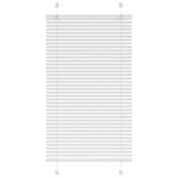 Berkfield Home Pleated Blind White 80x100 cm Fabric Width 79.4 cm Polyester