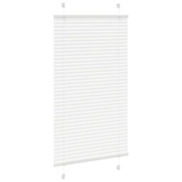Berkfield Home Pleated Blind White 80x100 cm Fabric Width 79.4 cm Polyester - thumbnail 3