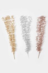 Homescapes Silver & Gold Mistletoe Garland Set of 3, 53 cm - thumbnail 2