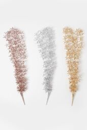 Homescapes Silver & Gold Mistletoe Garland Set of 3, 53 cm - thumbnail 3