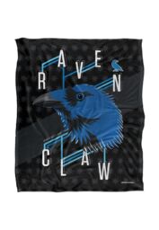 Harry Potter Blanket, 152x127 cm Neo Industries Ravenclaw Silky Touch Super Soft Throw Blanket in White - thumbnail 1