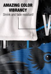 Harry Potter Blanket, 152x127 cm Neo Industries Ravenclaw Silky Touch Super Soft Throw Blanket in White - thumbnail 4