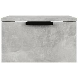 Berkfield Home Wall-mounted Bedside Cabinets 2 pcs Concrete Grey 34x30x20 cm - Size: 34 x 30 x 20 cm - thumbnail 4