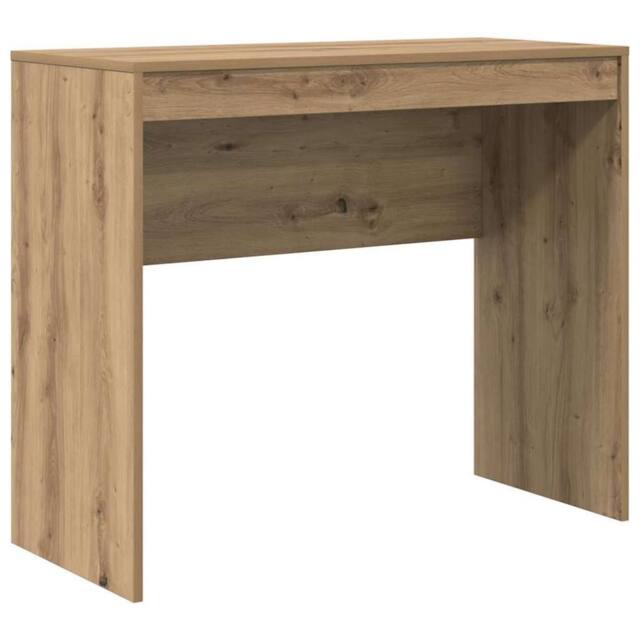 Berkfield Home Writing Desk Artisan oak Particle board Medium Durable in Brown - image 1