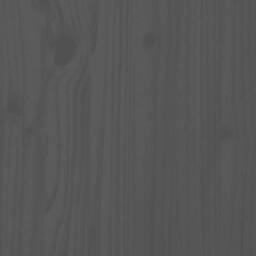 Berkfield Home Book Cabinet Grey 60x35x71 cm Solid Wood Pine - Size: 60 x 35 x 71 cm - thumbnail 7
