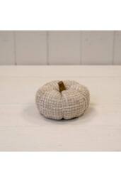 KDMD Grey Rustic Fabric Pumpkin - 9mm - thumbnail 1