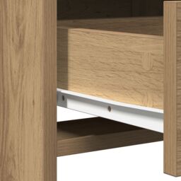 Berkfield Home 3 Piece Dressing Table Set Artisan Oak Engineered Wood in Brown - thumbnail 9