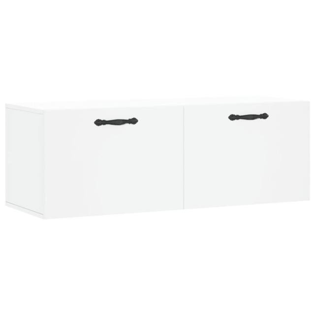 Berkfield Home Wall Cabinet White 100x36.5x35 cm Engineered Wood - image 1