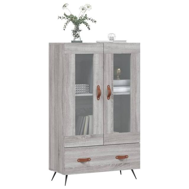 Berkfield Home Highboard Grey Sonoma 69.5x31x115 cm Engineered Wood - image 1