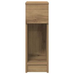 Berkfield Home Bedside Cabinet with Drawer Artisan Oak 20x36x60 cm in Brown - Size: 20 x 36 x 60 cm - thumbnail 4