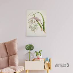 "Artery8 Totorowhiti Turpentine Scrub Flowers Featon Canvas Wall Art Print in Beige - Size: W18"" x H24""" - thumbnail 3