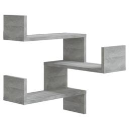 Berkfield Home Wall Corner Shelves 2 pcs Grey Sonoma 40x40x50 cm Engineered Wood - Size: 40 x 40 x 50 cm - thumbnail 3