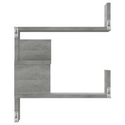 Berkfield Home Wall Corner Shelves 2 pcs Grey Sonoma 40x40x50 cm Engineered Wood - Size: 40 x 40 x 50 cm - thumbnail 5