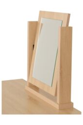 Seconique Nevada 4 Drawer Dressing Table Set in Light Oak - thumbnail 4
