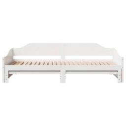 Berkfield Home Versatile Daybed with Trundle without Mattress White 90x200 cm So - thumbnail 6