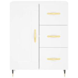 Berkfield Home Highboard White 69.5x34x180 cm Engineered Wood - thumbnail 8