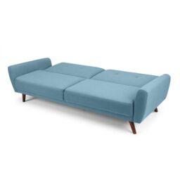 Ashfield Linen Fabric Sofa Bed in Light Blue - thumbnail 6