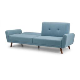 Ashfield Linen Fabric Sofa Bed in Light Blue - thumbnail 5
