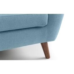 Ashfield Linen Fabric Sofa Bed in Light Blue - thumbnail 3
